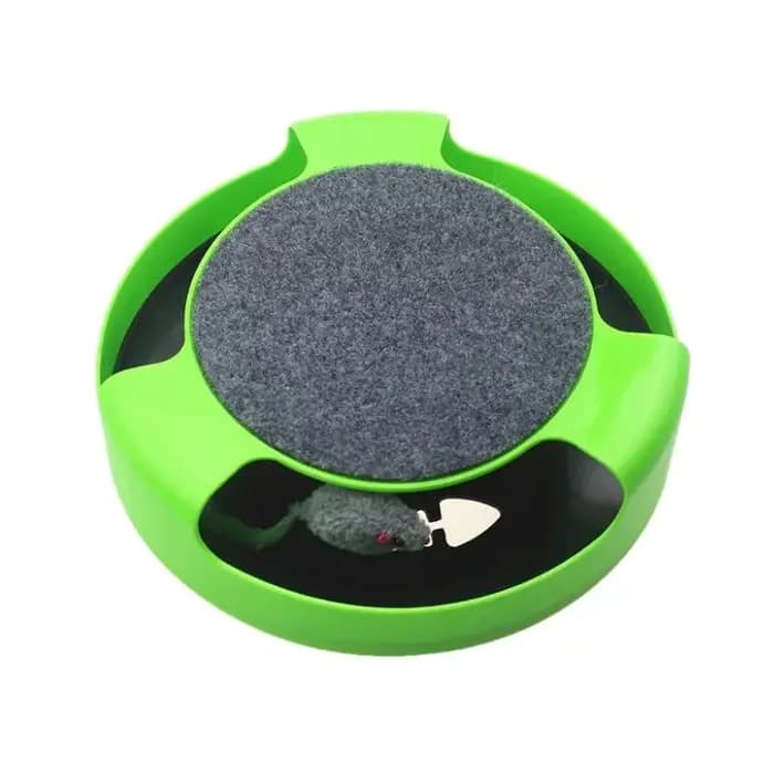 Jouet pour chat plateau tournant souris jouets interactif Intelligence piste d'entraînement jeux drôles chat griffoir jouet jouets pour animaux de compagnie accessoires