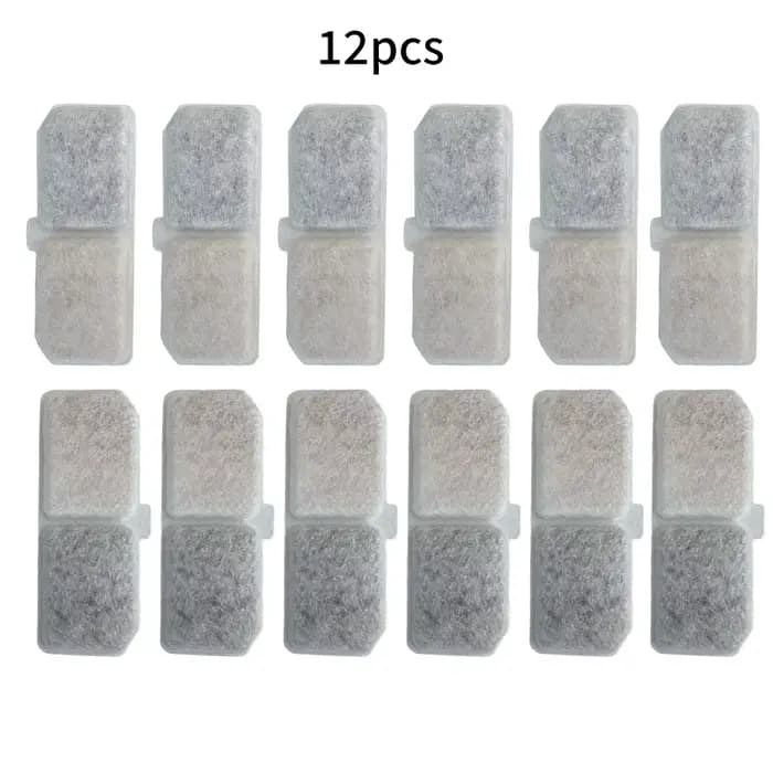 Filtre de fontaine à eau pour animaux de compagnie, accessoires de filtre remplaçables, fournitures pour chats, 12 pièces