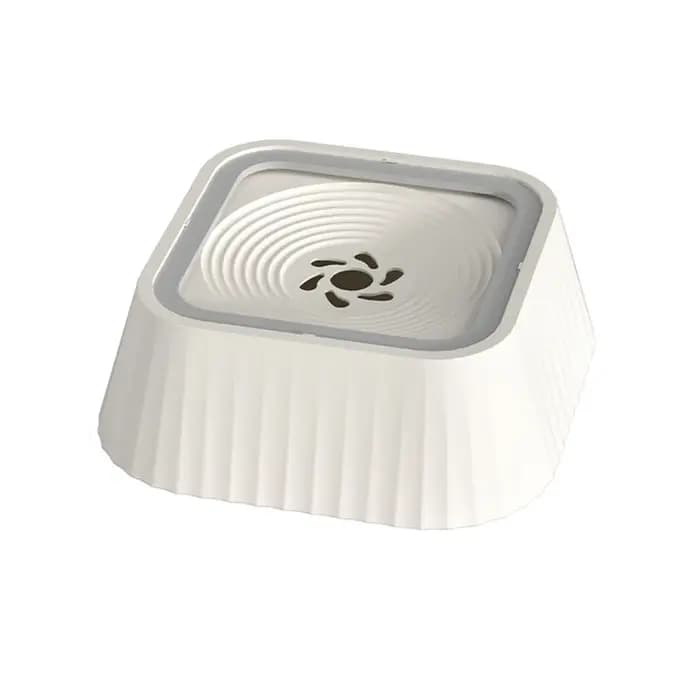 1 bol à eau anti-déversement pour animaux de compagnie - Conçu pour les chats et les chiens avec base antidérapante et fonction flottante