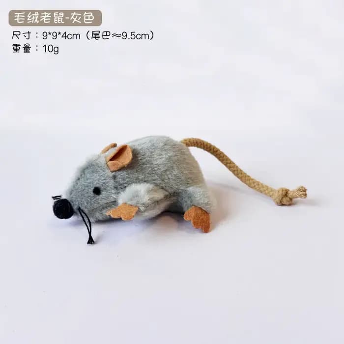 Jouets pour chats, souris en peluche mignonnes, jouets interactifs pour chats, accessoires pour chatons, herbe à chat