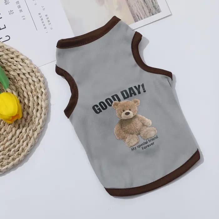Dessin animé ours chien vêtements mignon coton
