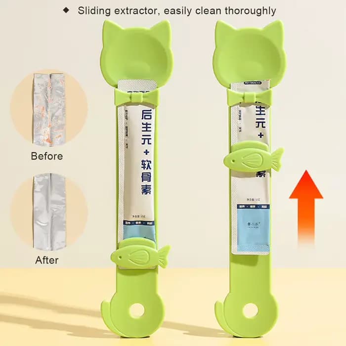 Churu Tube Helper : Distributeur de nourriture liquide et de purée pour chat