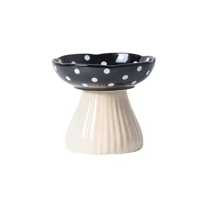 Bol à champignons bol d'alimentation pour chat en résine décoration de la maison Statues extérieures artisanat ornements