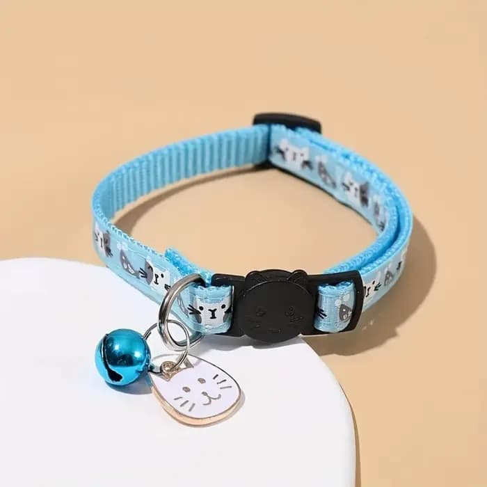 Collier réglable pour chat avec boucle de sécurité