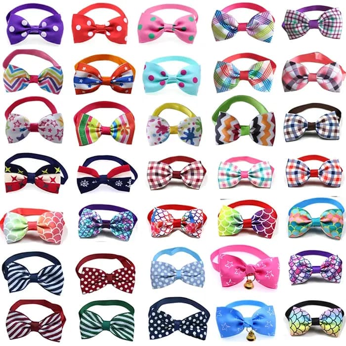 20 pièces accessoires pour chiens noeud papillon pour chien en vrac collier