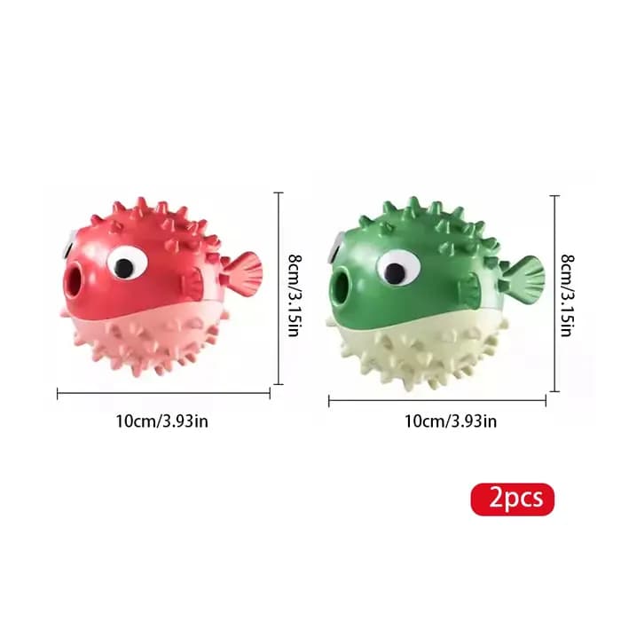 Jouet pour chien en forme de poisson rebondissant