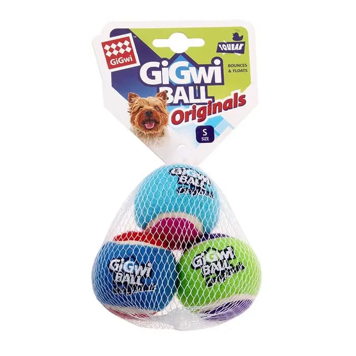 Balle de Tennis grinçante pour chien