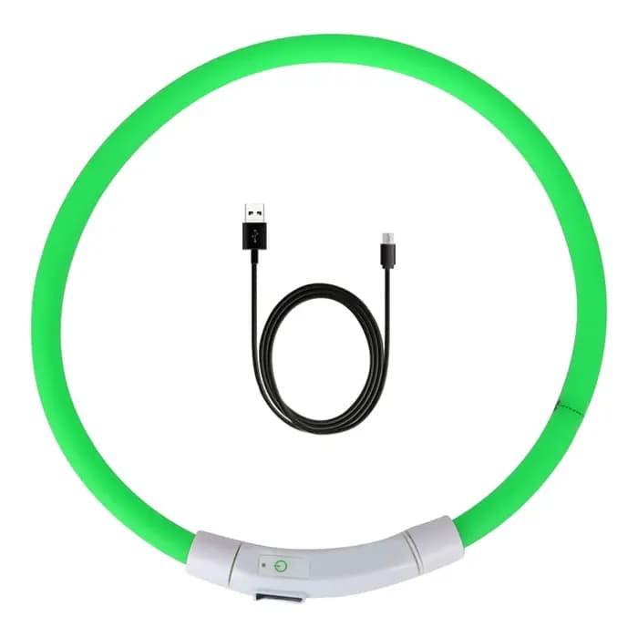 Collier de prévention de la perte de chien Led Usb