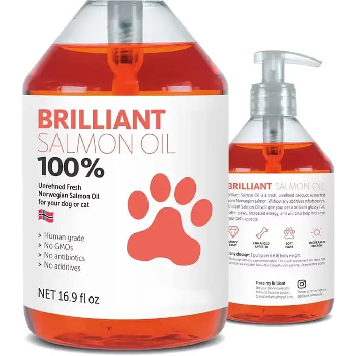 Huile de saumon pour animaux de compagnie 200 ml, 21 acides gras oméga, complément nutritionnel natu