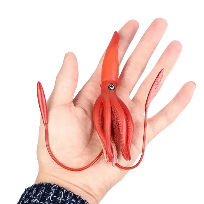Nouveau modèle d'animaux marins Figurines jouet Simulation calmar poulpe crevette étoile de mer figurines d'action réalistes enfants jouet éducatif cadeau