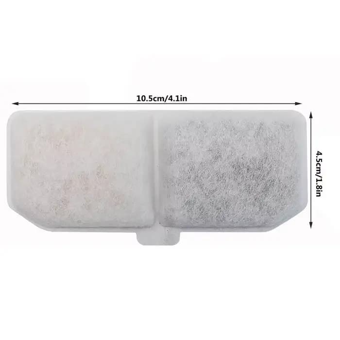 Filtre de fontaine à charbon actif pour animaux de compagnie, filtre de remplacement pour chien, fac