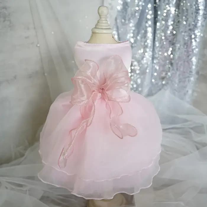 Robe de Mariée Blanche pour Petits Chiens