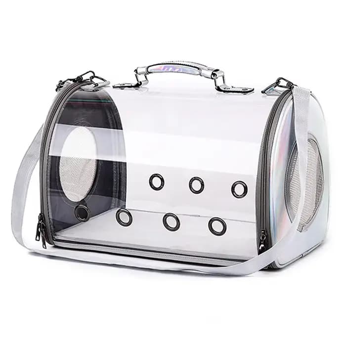 Nouveau transporteur pour animaux de compagnie Portable chiens chat Cage transparente sac à dos Tran