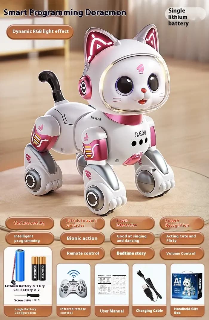 Robot chat télécommandé