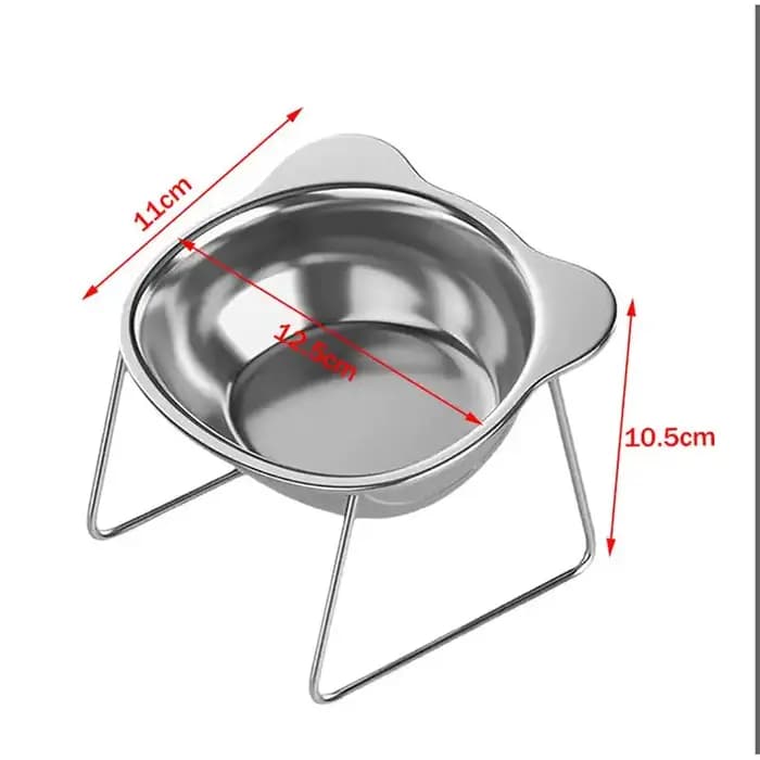 Gamelles pour animaux de compagnie en acier inoxydable pour chats et chiens