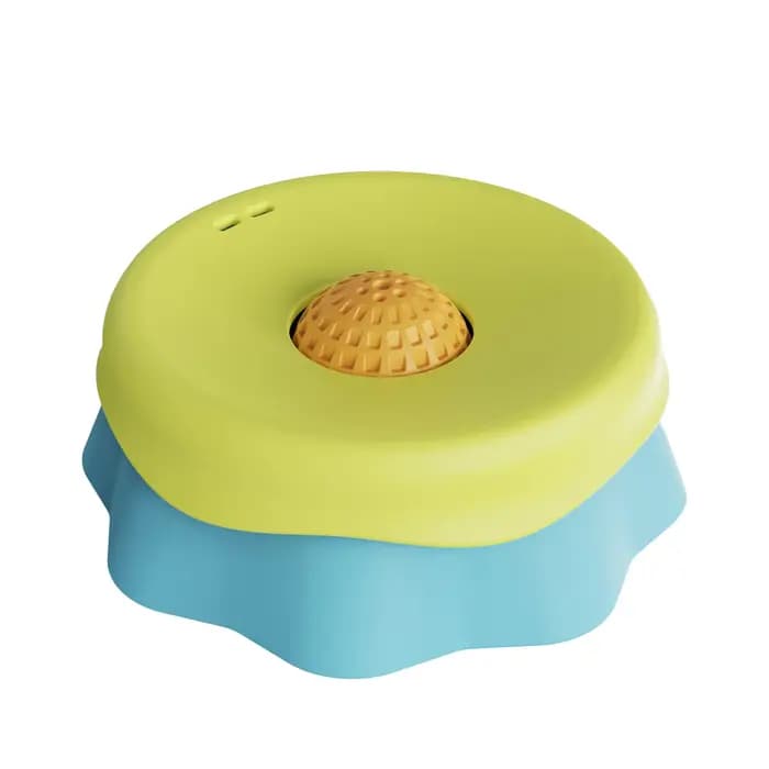 Gamelle à lécher interactive pour chien avec boule roulante