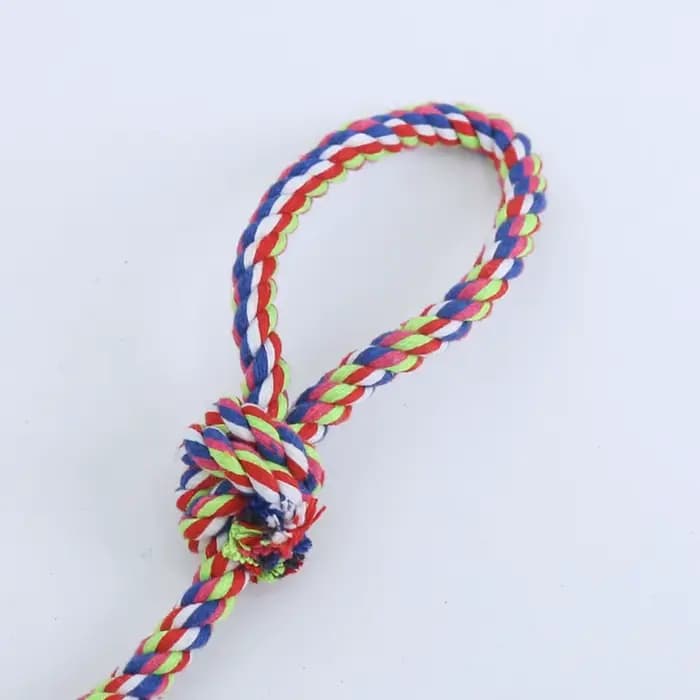 Jouet à mâcher en corde à nœud pour animaux de compagnie, 1 pièce, jouet Durable pour chiens et chat