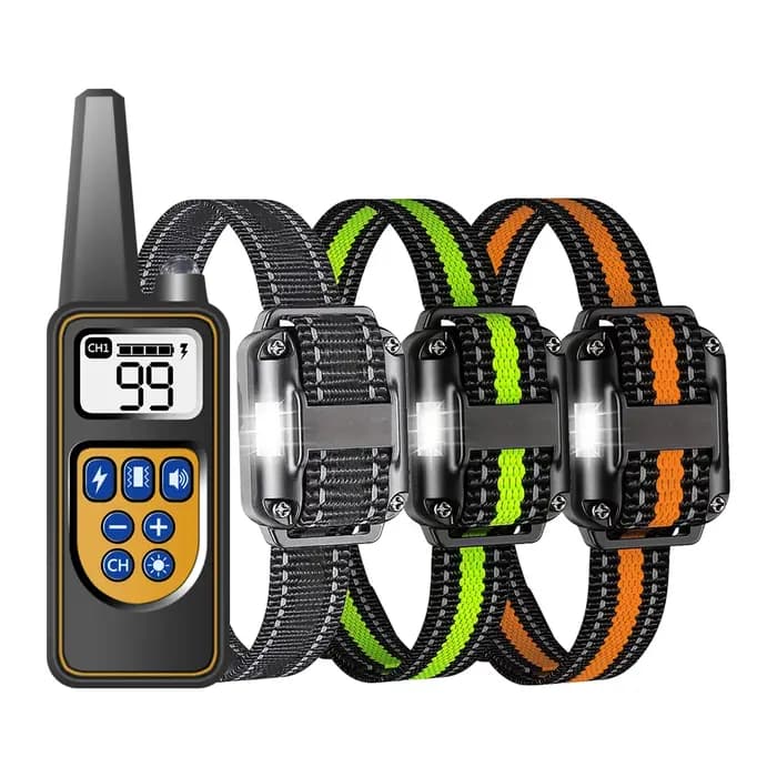 Collier de dressage pour chien avec télécommande