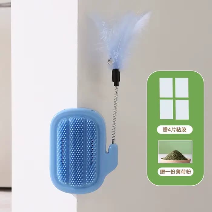 Jouet à gratter pour chat en forme de cactus, design d'angle, sans perte de matériaux, auto-entreten