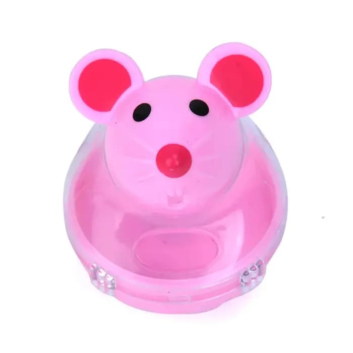 Jouet interactif pour chat : Distributeur de nourriture anti-fuite en forme de souris