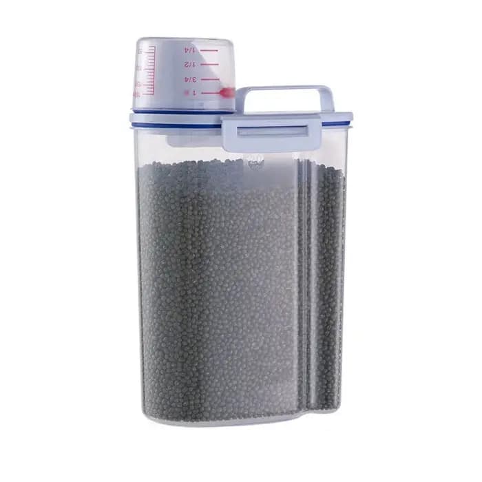 Conteneur hermétique pour aliments pour animaux de compagnie – Bac durable de grande capacité avec pelle