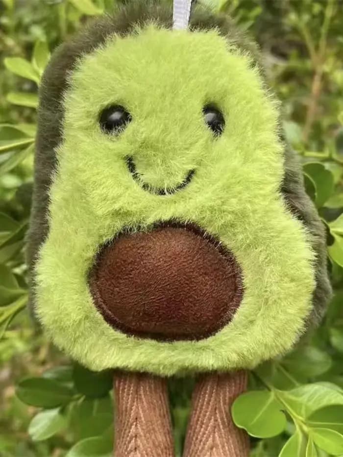Un joli jouet en peluche avocat pour animaux de compagnie