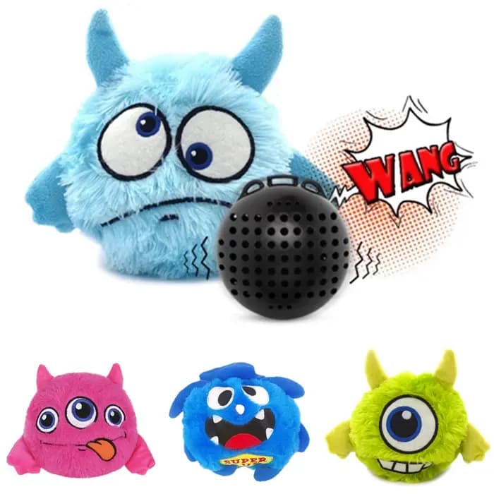 Jouets interactifs pour chiens, balle rebondissante, balle secouante, jouet en peluche, vibration él