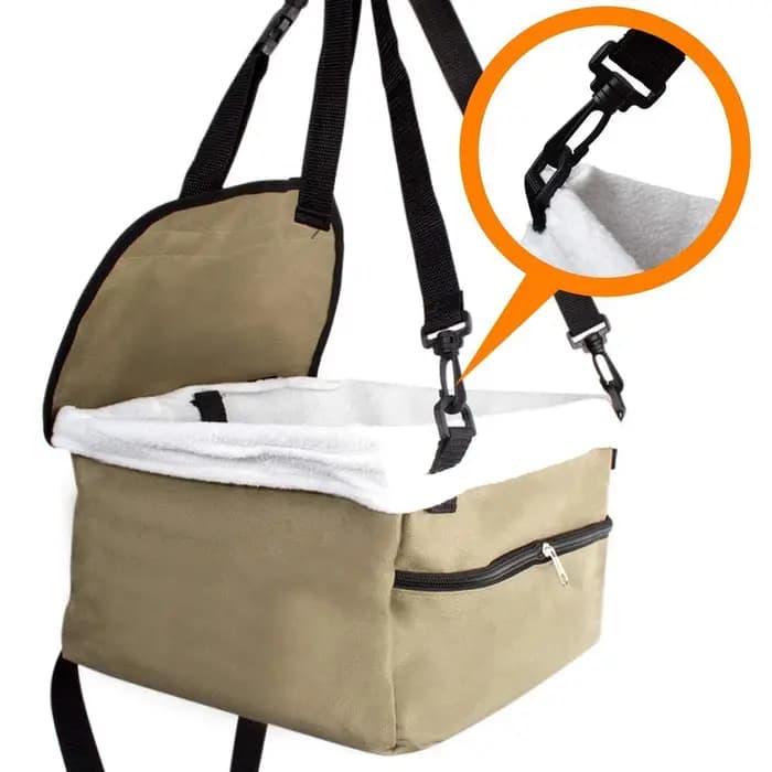 Sac de siège de transport de voiture pour animaux de compagnie, panier étanche, hamac pliant, sac de transport pour animaux de compagnie, pour petits chiens et chats, sac de voyage de sécurité