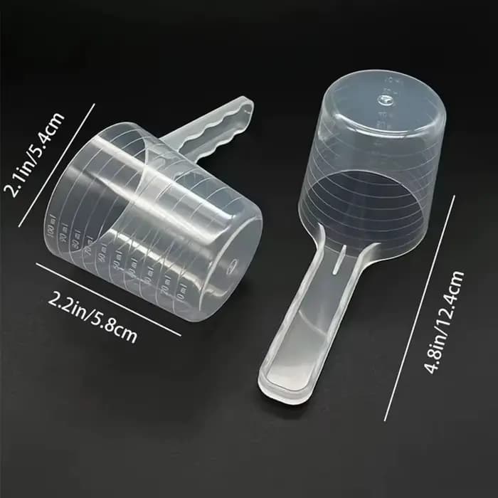 Mini cuillère doseuse pour aliments pour animaux de compagnie de 100 ml