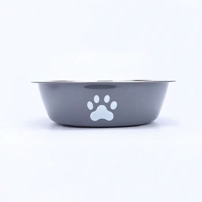 Bol en acier inoxydable le plus vendu pour chats et chiens, beau et durable, conception à fond antid
