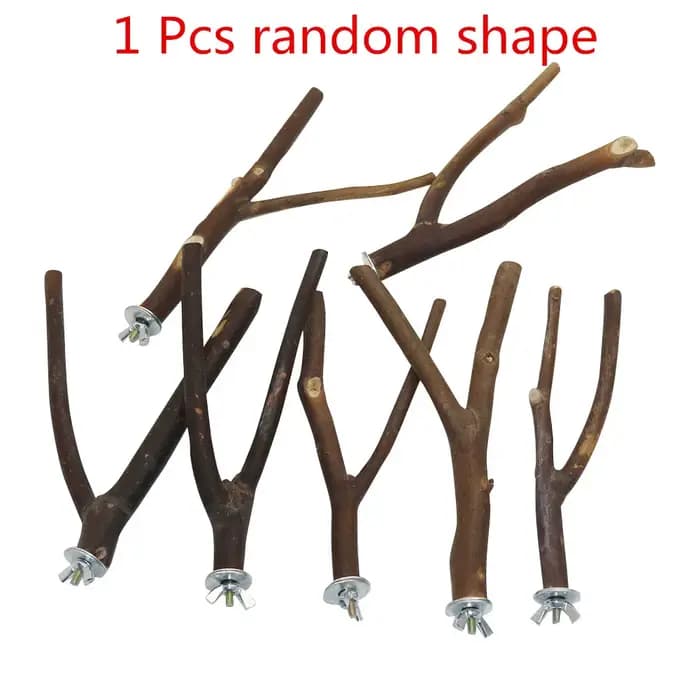 Support de fourchette d'arbre pour oiseaux de compagnie