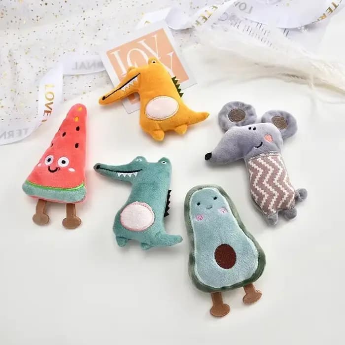  Jouets de dessin animé mignons pour animaux de compagnie