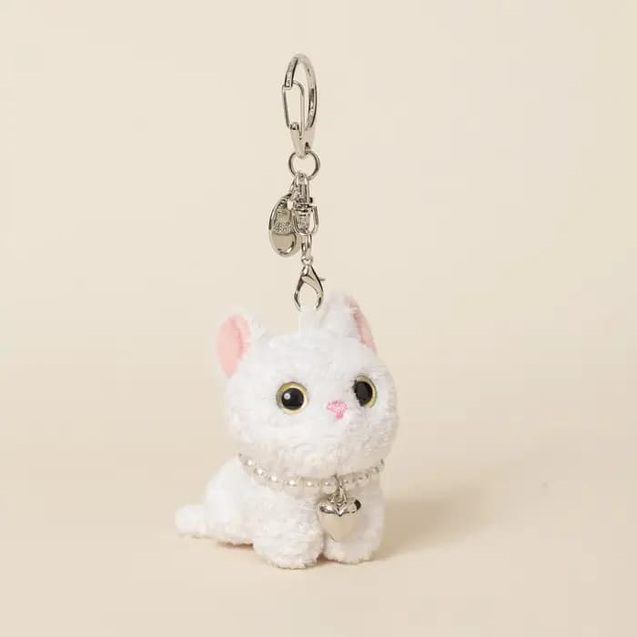 Peluche chat Kawaii de 8 cm, chat noir, chat siamois, chat calico, poupée chat, pendentif chat, porte-clés, jouet en peluche, cadeau d'anniversaire pour enfant