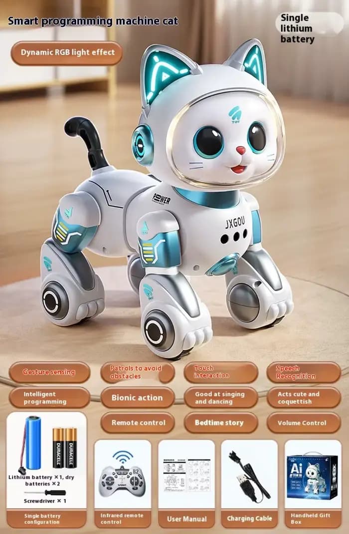 Robot chat télécommandé