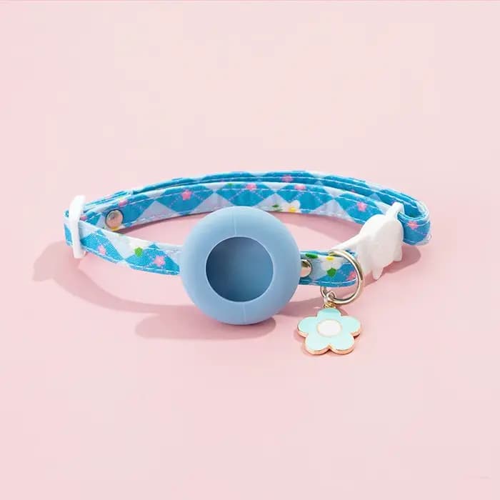 Collier de sécurité réglable pour chat avec support Apple Air Tag