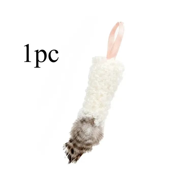 Jouets amusants pour chats en laine et plumes, plumes interactives, jouets à mâcher résistants aux morsures pour chiots et chatons, accessoires pour animaux de compagnie