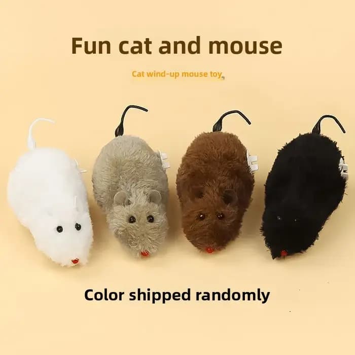 Jouet en peluche souris pour animaux de compagnie
