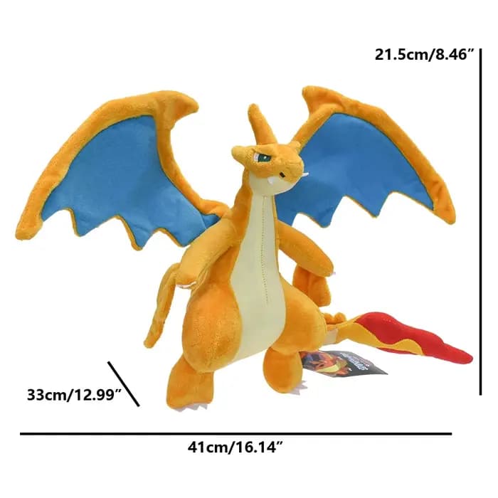 20 cm évolution Mega Charizard Y Peluche poupée monstre de poche Anime Dragon