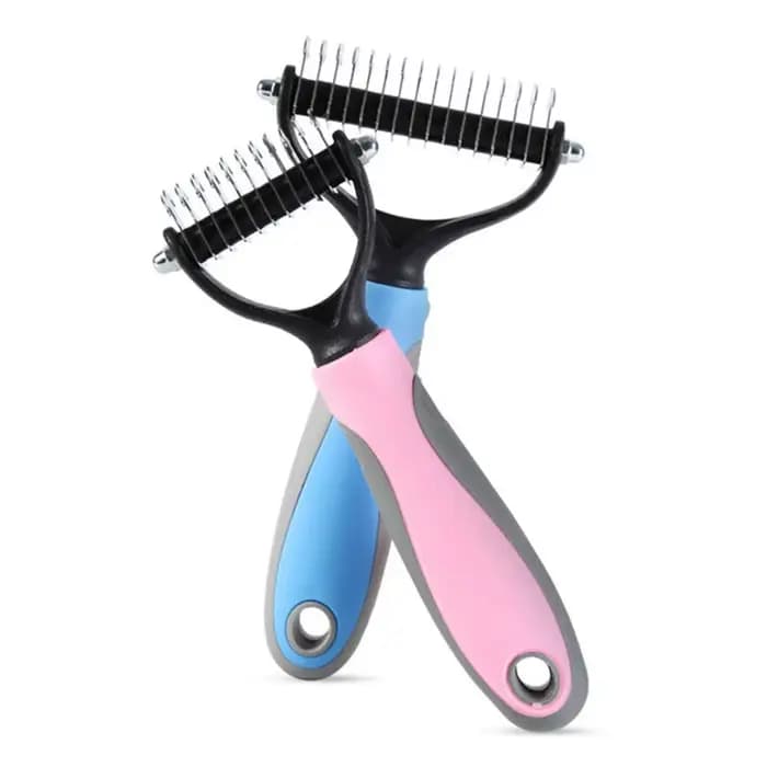Brosse pour chien, peigne d'épilation double face et outil d'épilation utilisé pour enlever les tapi