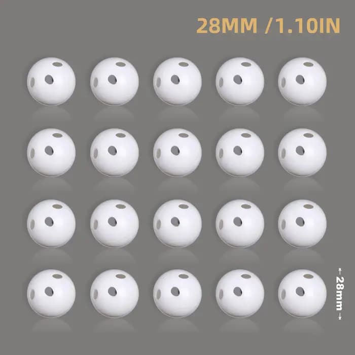 30/50/100 pièces hochet en plastique cloche balle couineur fabricant de bruit insérer chien jouet coudre dans divers