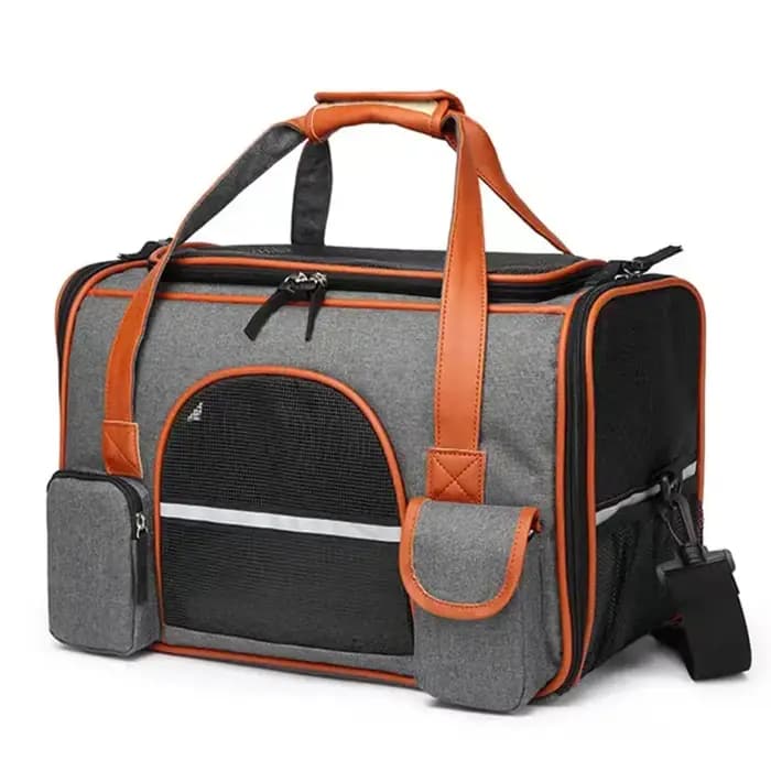 Sac de voyage pour animaux de compagnie, porte-chien et chat, approuvé par la compagnie aérienne, face souple, siège de voiture, Carrie sûr