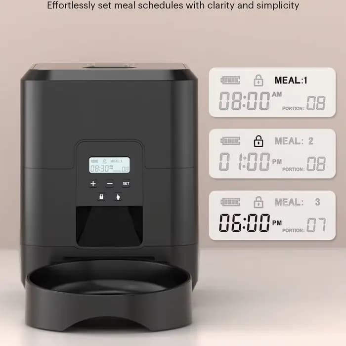Mangeoire intelligente pour animaux de compagnie mangeoire automatique pour chat Machine de nourritu