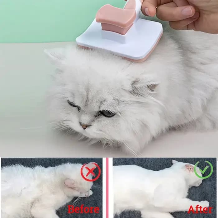 Peigne de perte de poils d'animaux, brosse de toilettage pour chiens et chats, cheveux longs, brosse