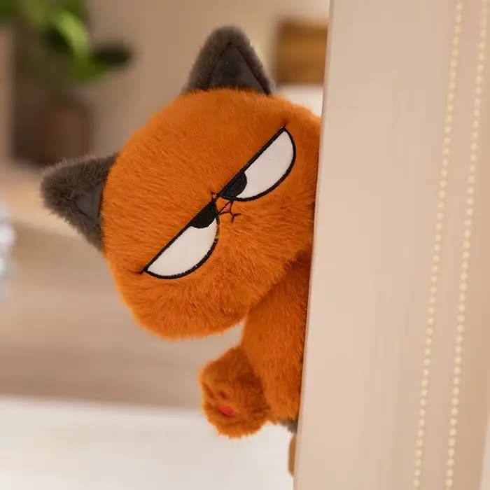Nouvelle Peluche Chat Orange Douce et Créative