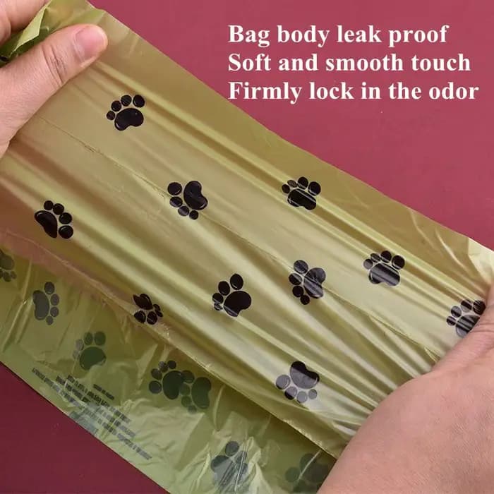 1/42 rouleau sac poubelle biodégradable pour animaux de compagnie sacs de merde de chien en vrac sac