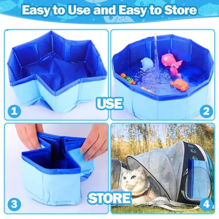 Jouet de piscine pour chat Mity Rain avec poisson