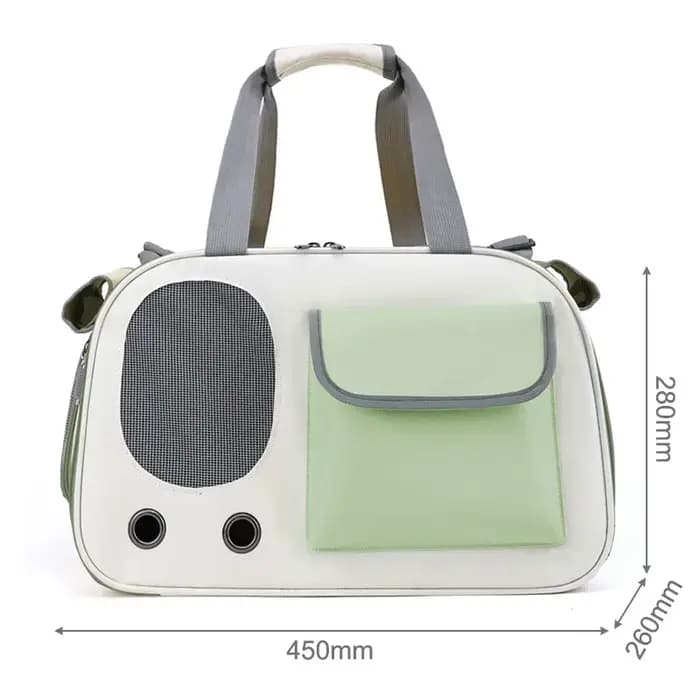 Sac de transport pliable pour animaux de compagnie, approuvé par les compagnies aériennes, pour petits chiens, chats, lapins, chiots - Sac de voyage en tissu Oxford durable avec ventilation