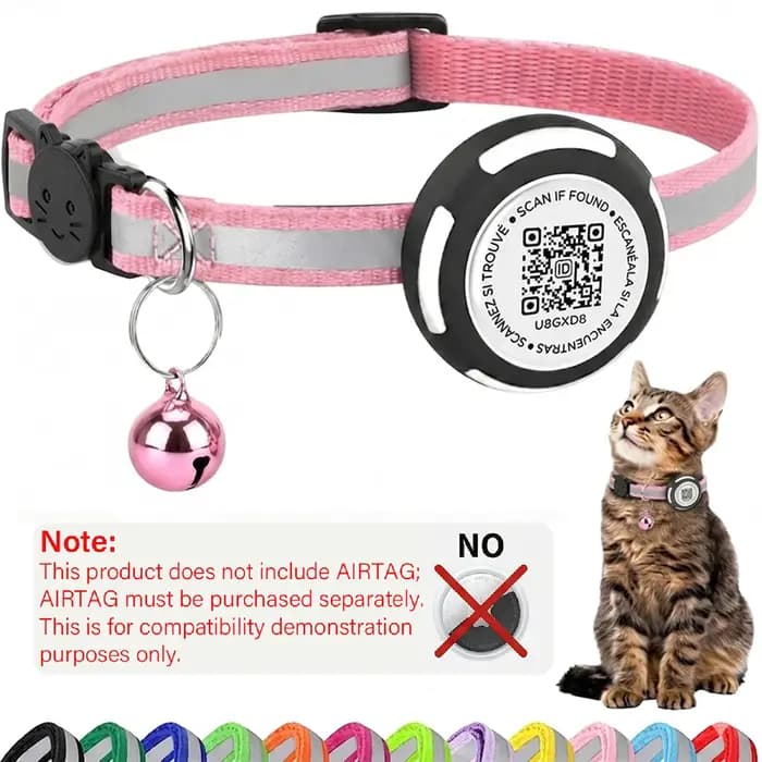 Collier pour animaux de compagnie avec support AirTag