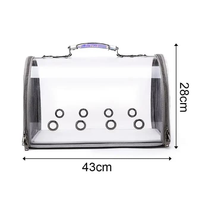Nouveau transporteur pour animaux de compagnie Portable chiens chat Cage transparente sac à dos Transport sac à main respirant pour petits animaux chien chaton chiots
