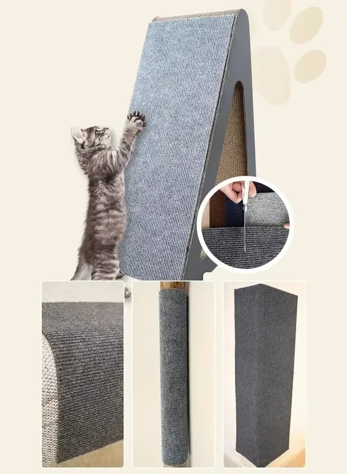 Poste à gratter pour canapé, ruban auto-adhésif, grattoirs pour tapis pour chats, aiguiseur de griffes, accessoires, grattoir pour animaux de compagnie